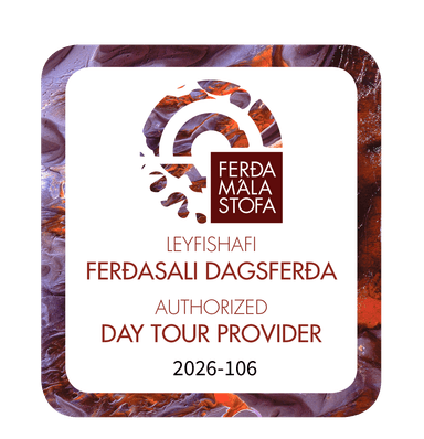 Ferðamálastofa — licensed day-tour seller, licence 2026-106