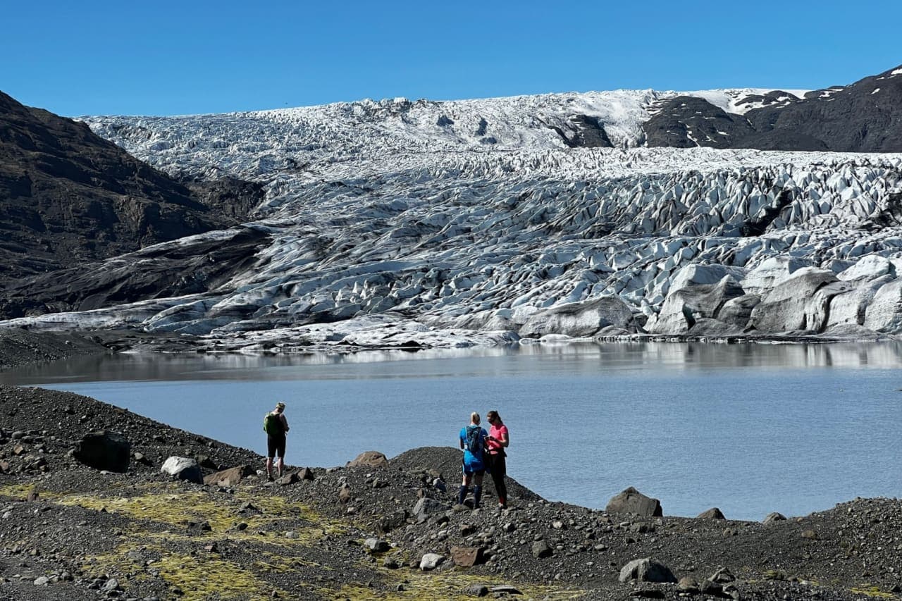 Skálafell and the Hjallanes glacier-country landscape below Vatnajökull in southeast Iceland.