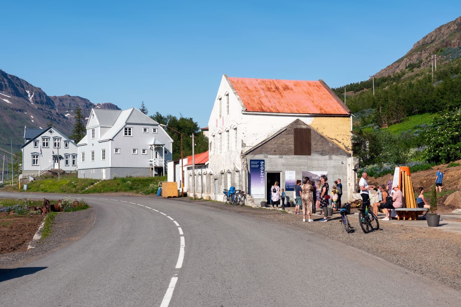 Current view of the Technical Museum of East Iceland in Seyðisfjörður.