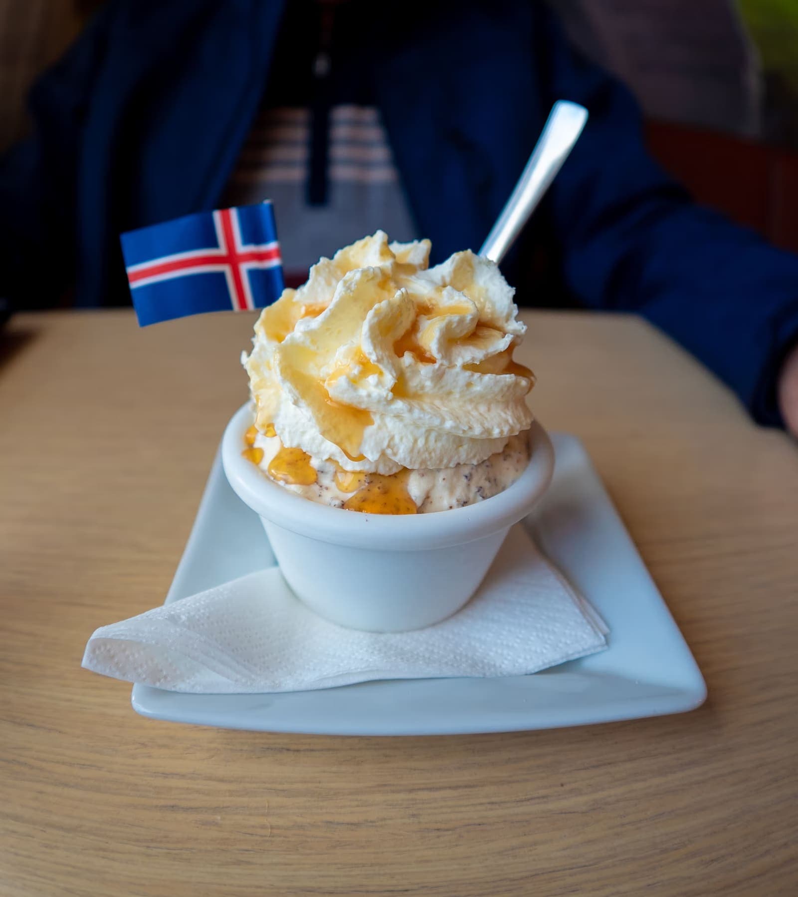 Icelandic cuisine plate with small local food tastes