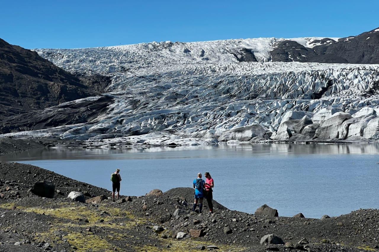 Skálafell and the Hjallanes glacier-country landscape below Vatnajökull in southeast Iceland.